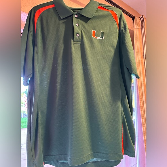 2x1 price UNIVERSITY OF MIAMI HURRICANES POLO SHIRTS 2 - Picture 3 of 5